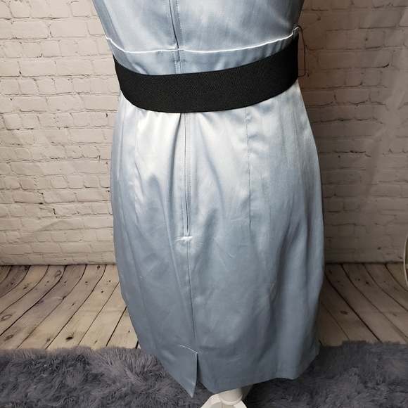 Maurices Silver Sleeveless Dress with Black Belt - Picture 4 of 7